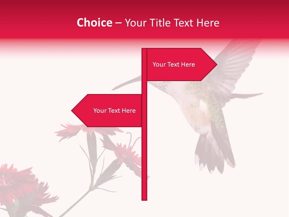 Throated Float Fragrant PowerPoint Template