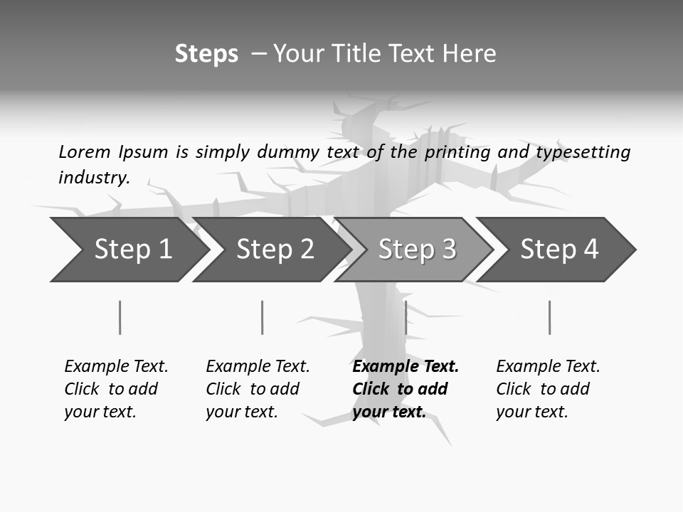Earthquake Three Dimensional People PowerPoint Template