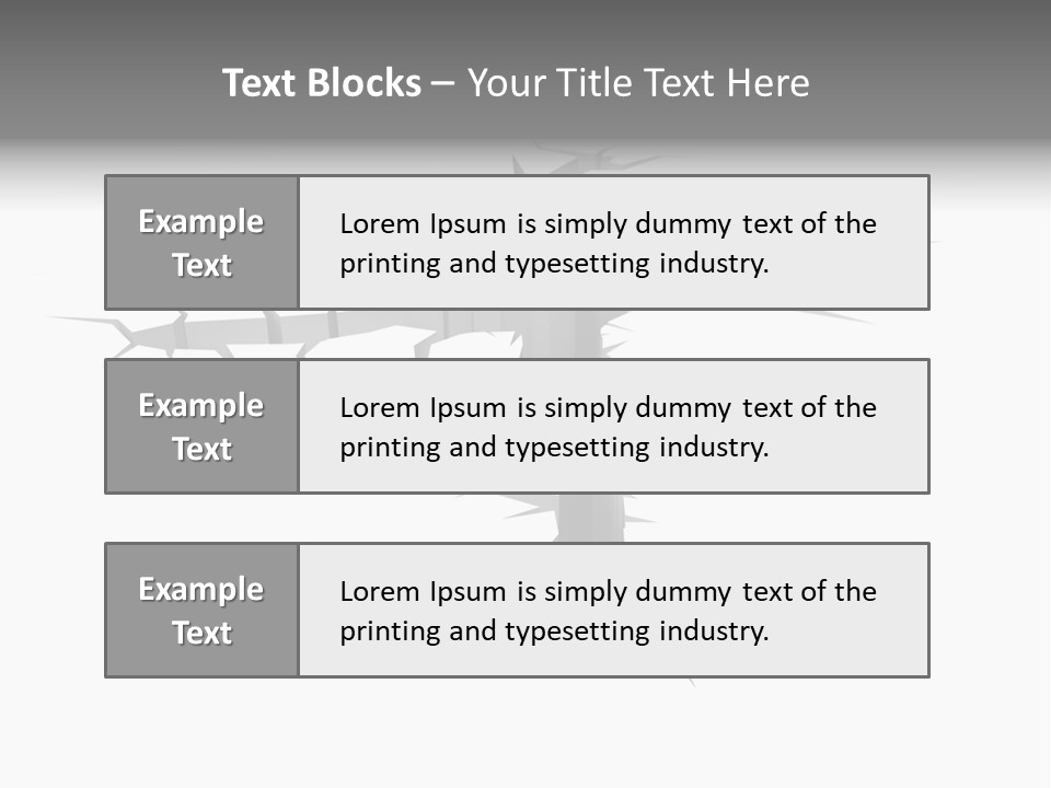Earthquake Three Dimensional People PowerPoint Template