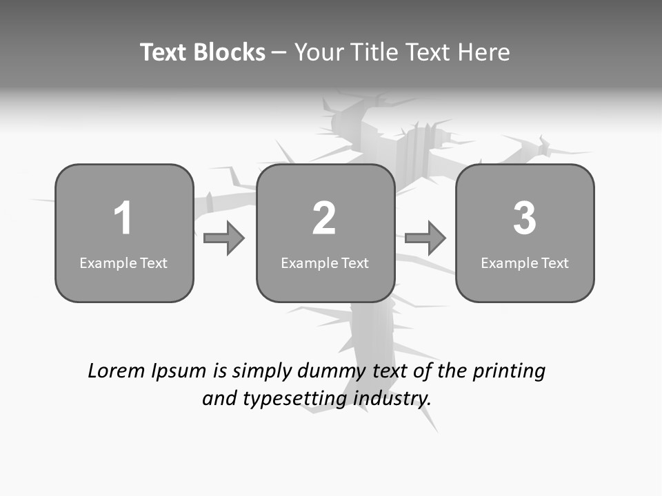 Earthquake Three Dimensional People PowerPoint Template