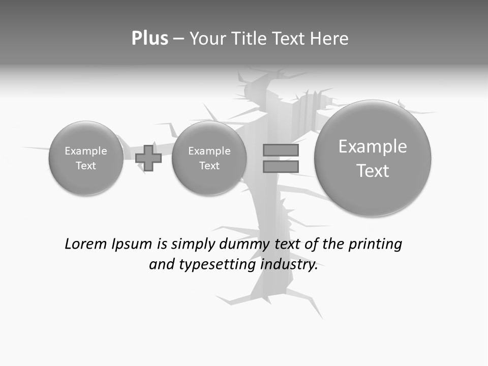 Earthquake Three Dimensional People PowerPoint Template