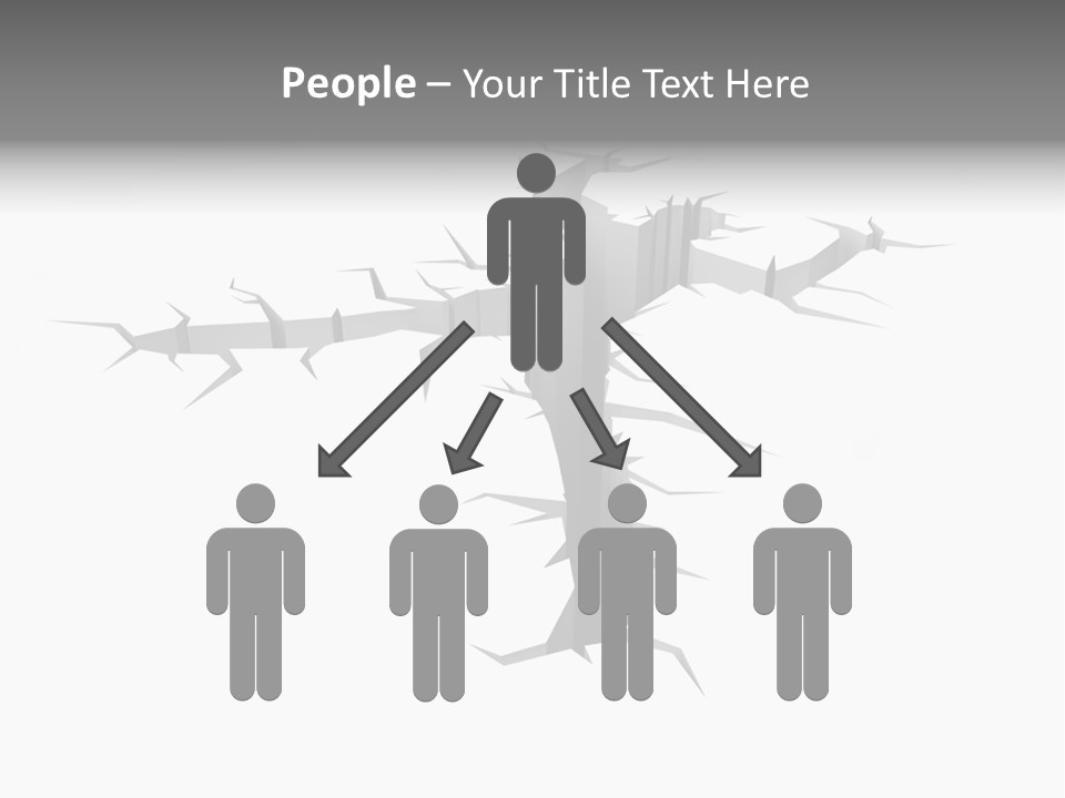 Earthquake Three Dimensional People PowerPoint Template