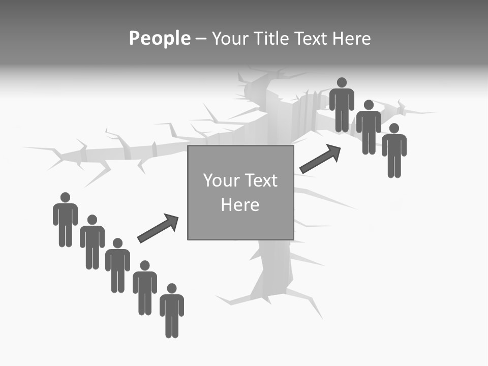 Earthquake Three Dimensional People PowerPoint Template
