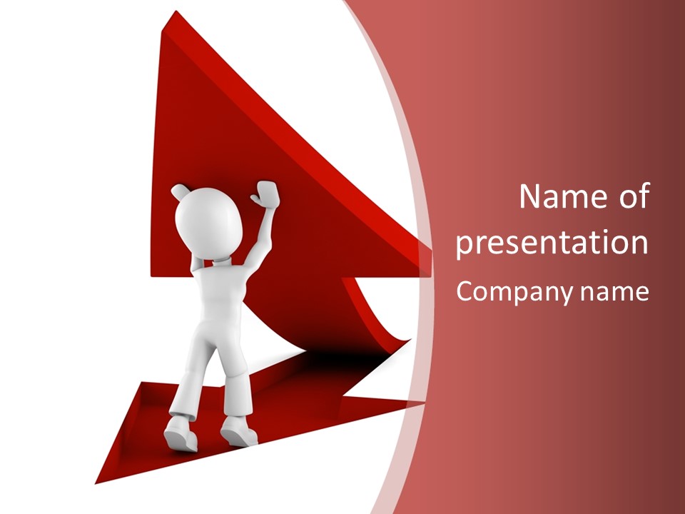 Stock Abstract Rendering PowerPoint Template