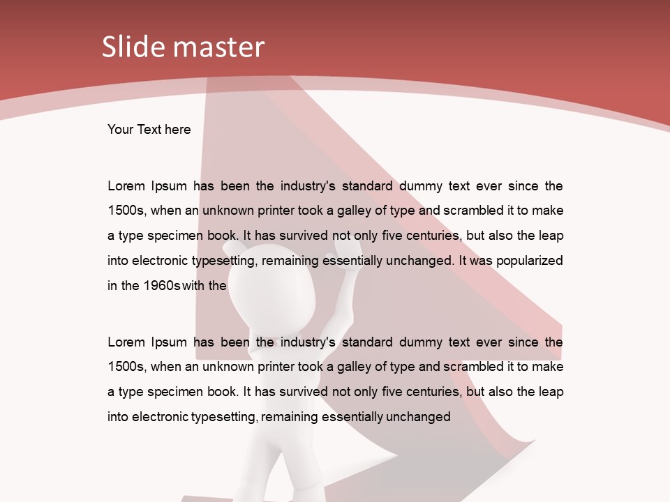 Stock Abstract Rendering PowerPoint Template