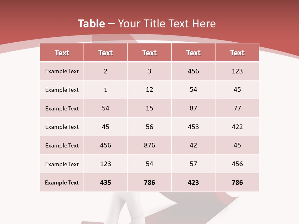 Stock Abstract Rendering PowerPoint Template