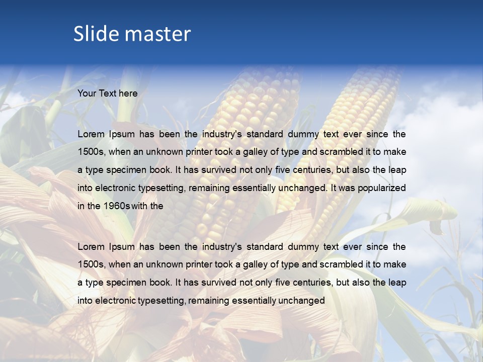 Industry Scenics Healthy PowerPoint Template