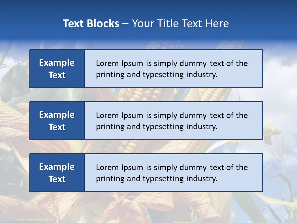 Industry Scenics Healthy PowerPoint Template