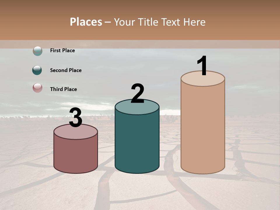 Wasteland Drain Environment PowerPoint Template