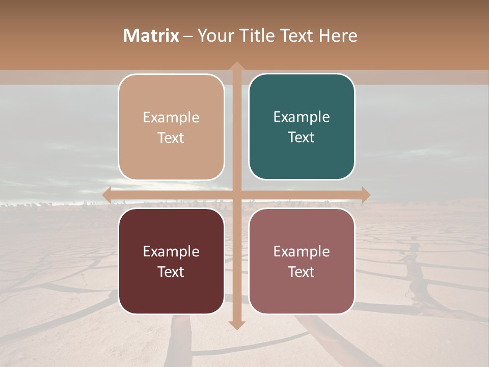 Wasteland Drain Environment PowerPoint Template