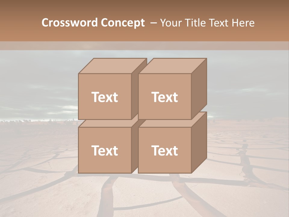 Wasteland Drain Environment PowerPoint Template