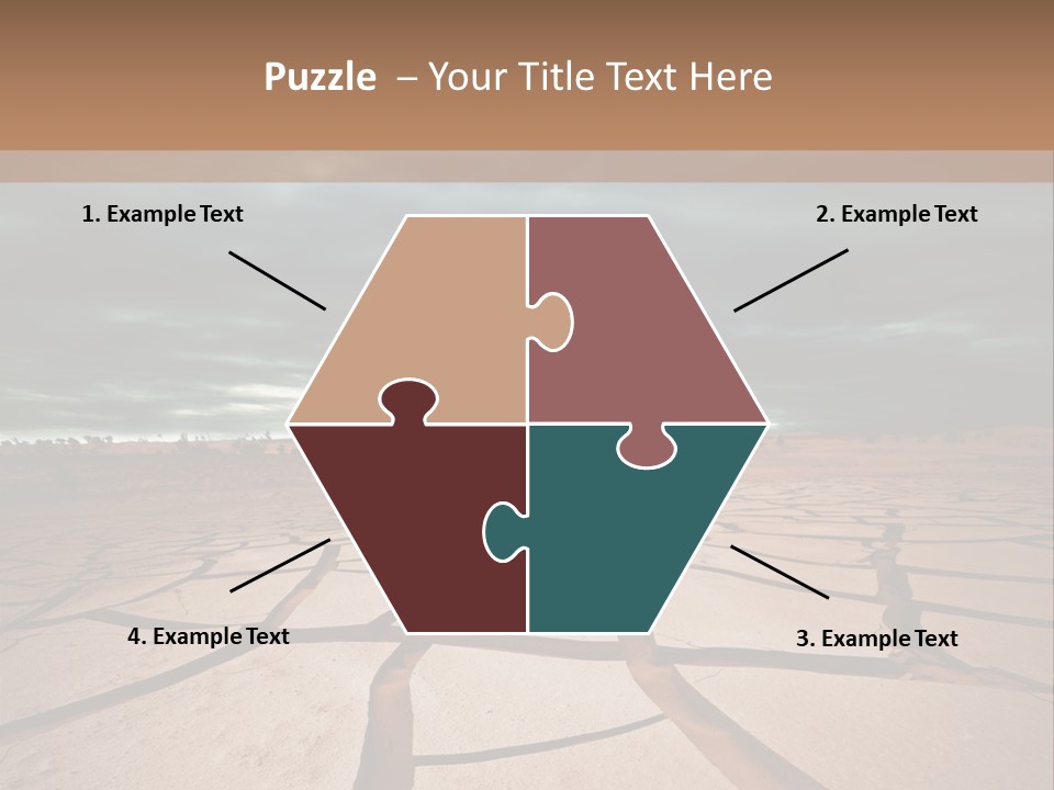 Wasteland Drain Environment PowerPoint Template