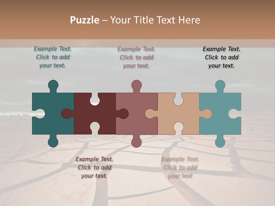 Wasteland Drain Environment PowerPoint Template