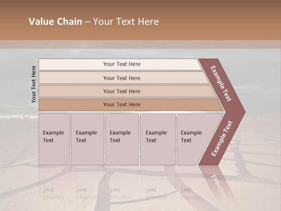Wasteland Drain Environment PowerPoint Template