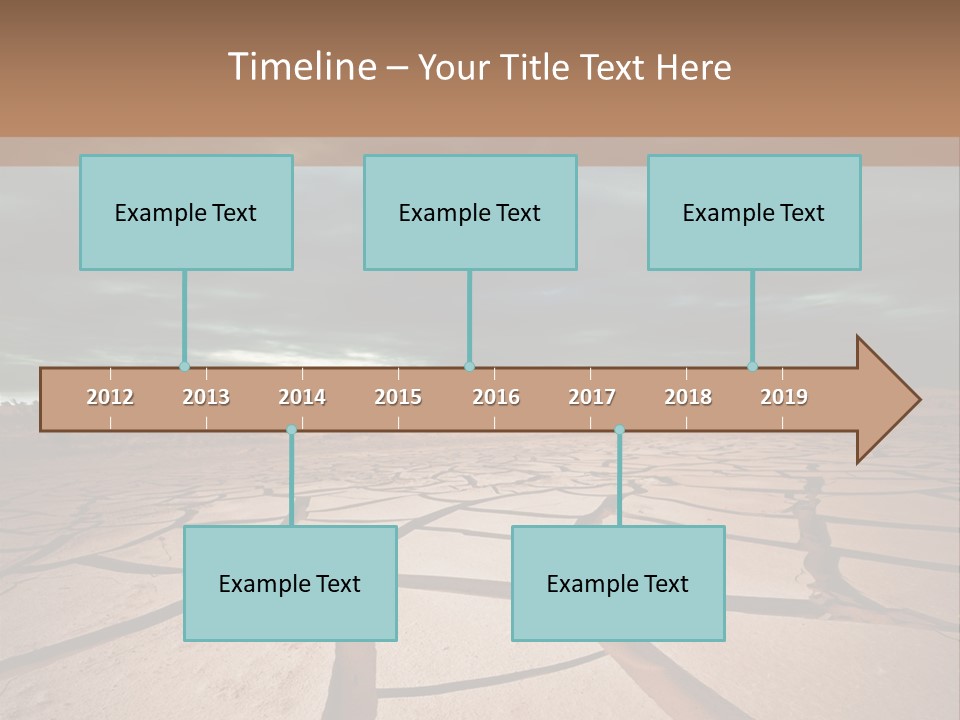 Wasteland Drain Environment PowerPoint Template