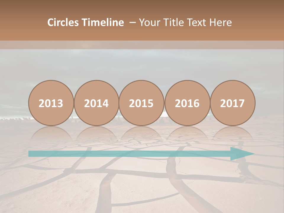 Wasteland Drain Environment PowerPoint Template