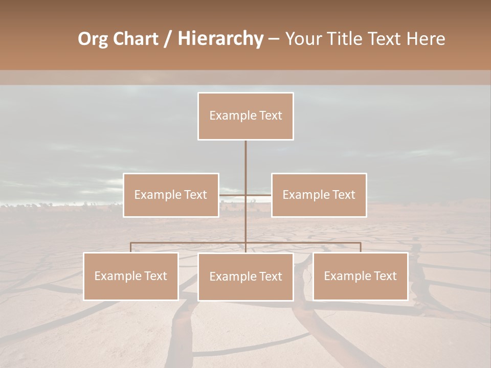 Wasteland Drain Environment PowerPoint Template