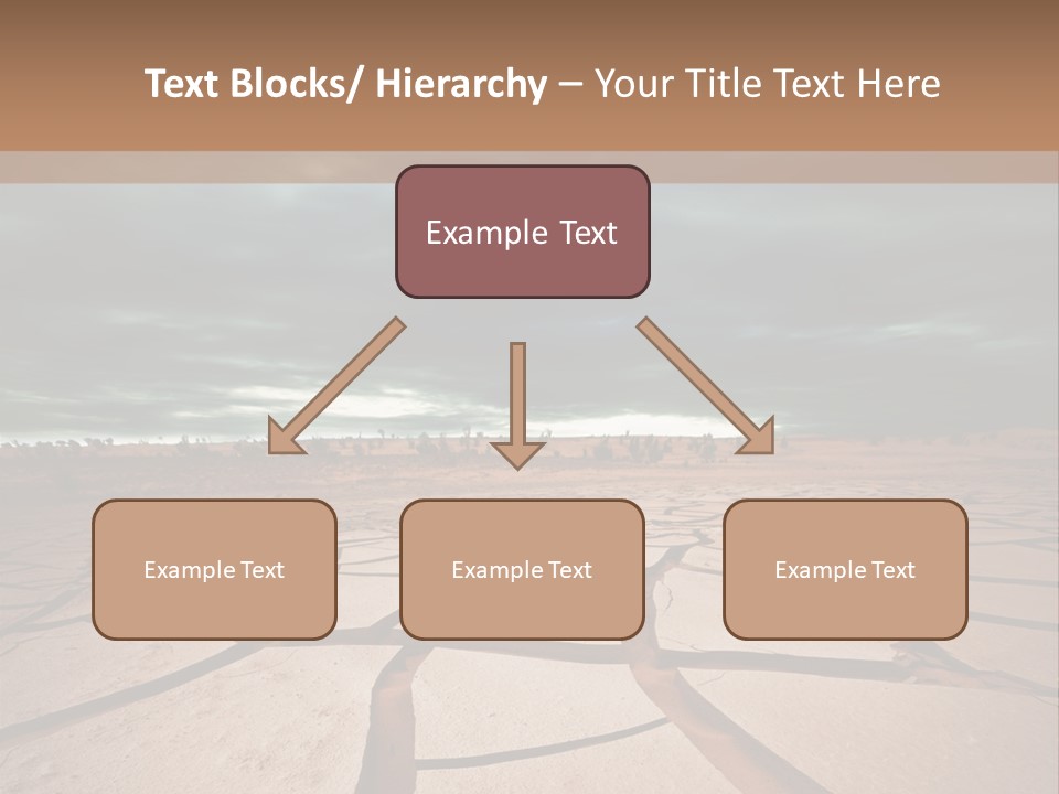 Wasteland Drain Environment PowerPoint Template