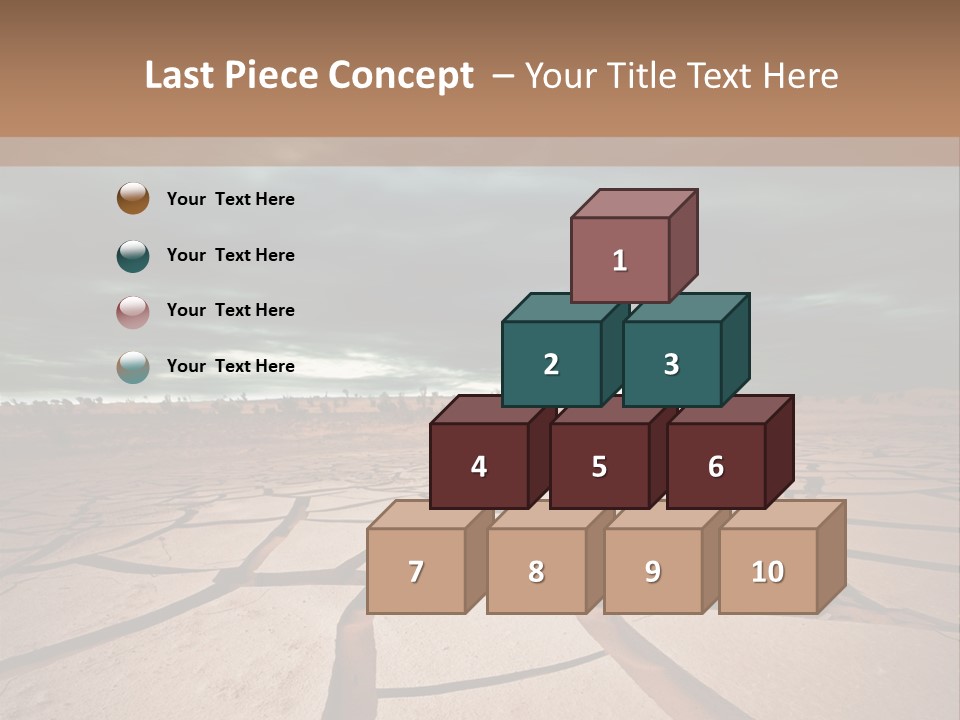 Wasteland Drain Environment PowerPoint Template