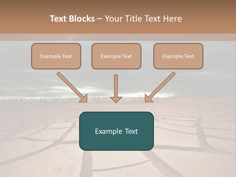 Wasteland Drain Environment PowerPoint Template