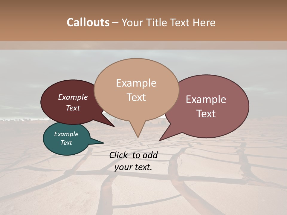 Wasteland Drain Environment PowerPoint Template