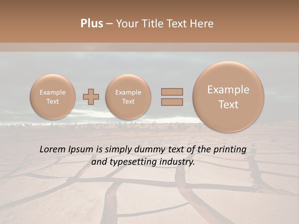 Wasteland Drain Environment PowerPoint Template