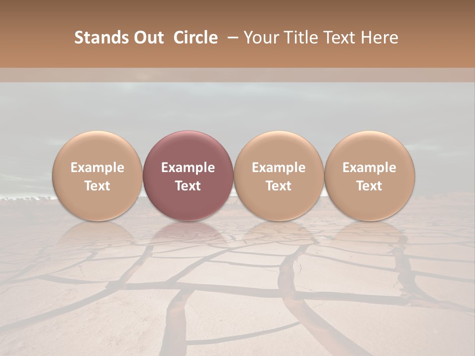 Wasteland Drain Environment PowerPoint Template
