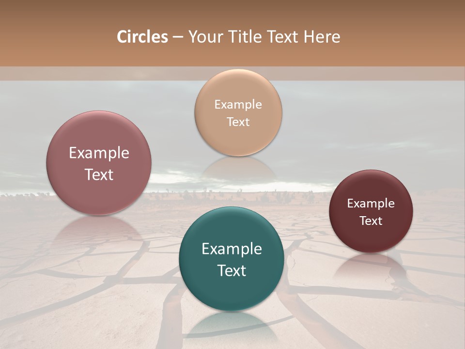 Wasteland Drain Environment PowerPoint Template