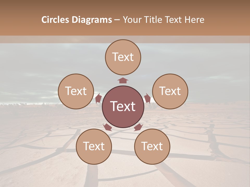Wasteland Drain Environment PowerPoint Template
