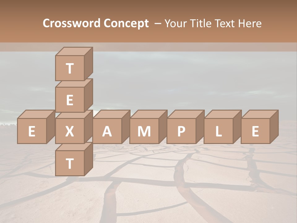 Wasteland Drain Environment PowerPoint Template