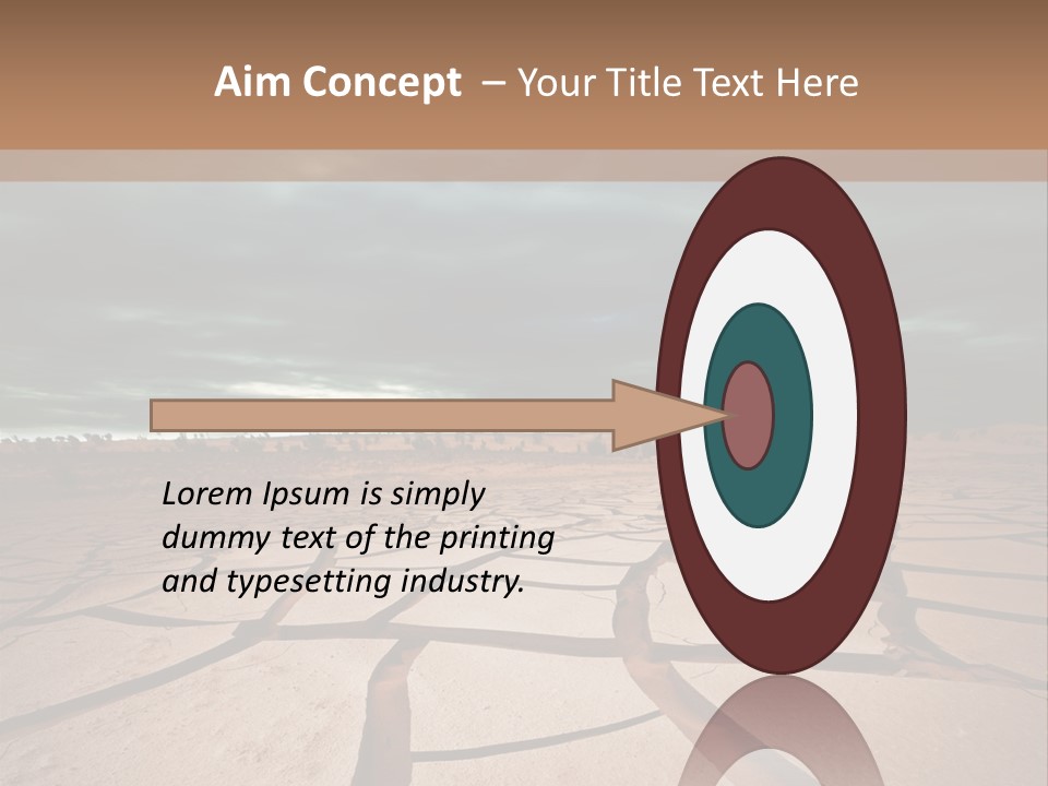 Wasteland Drain Environment PowerPoint Template