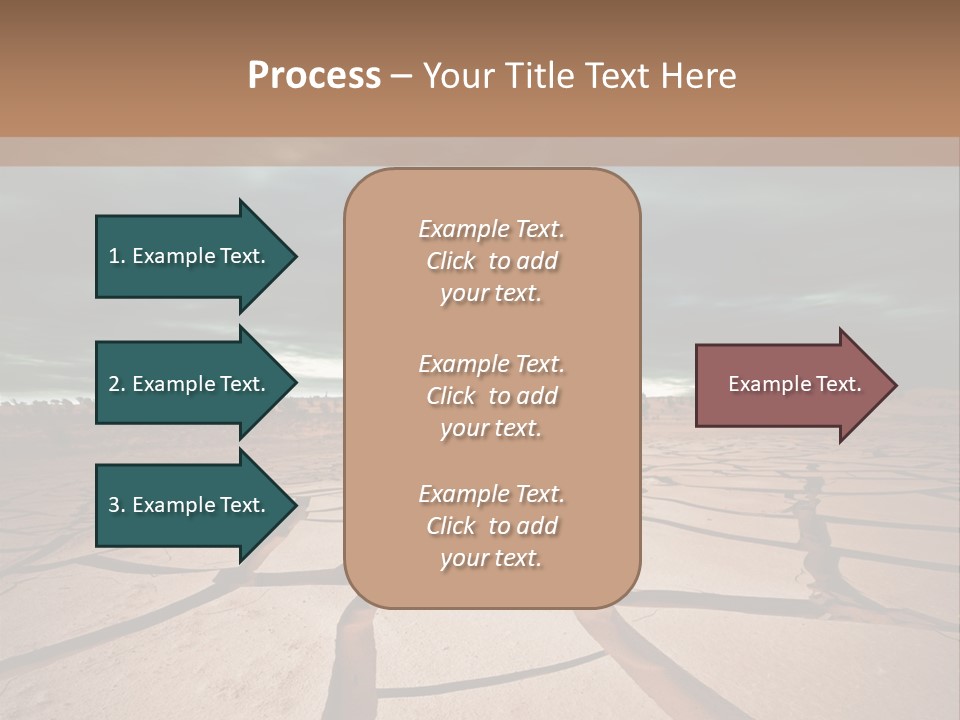 Wasteland Drain Environment PowerPoint Template