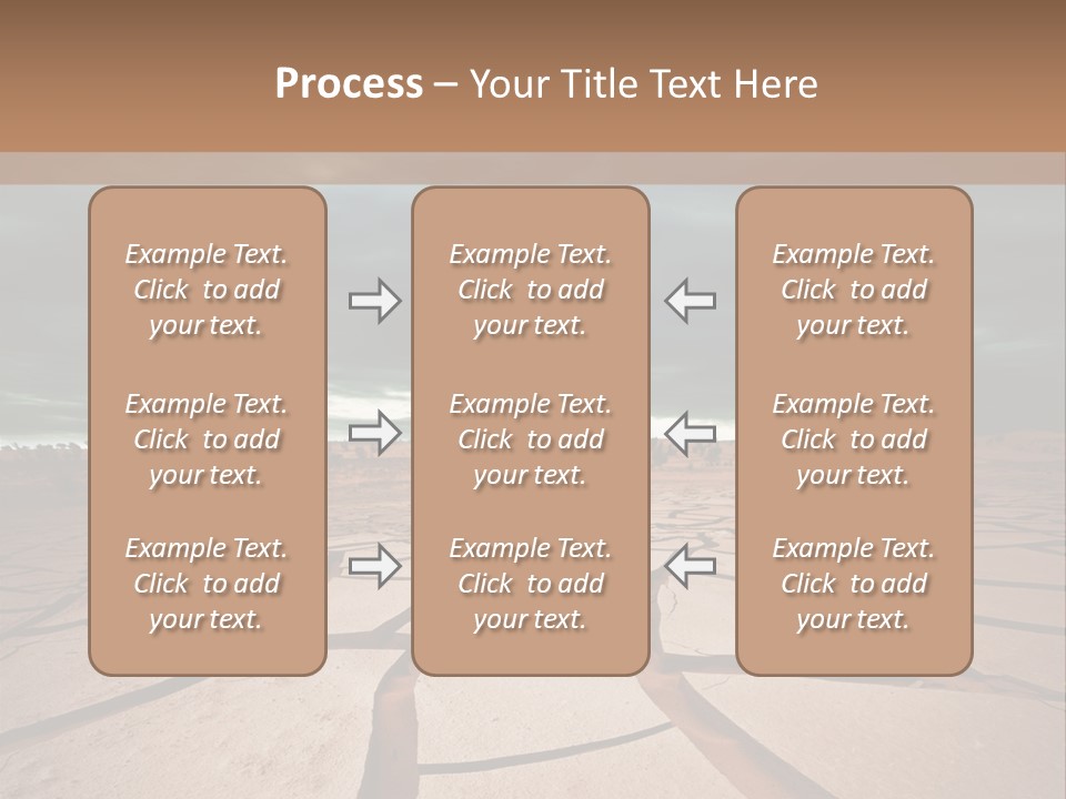 Wasteland Drain Environment PowerPoint Template