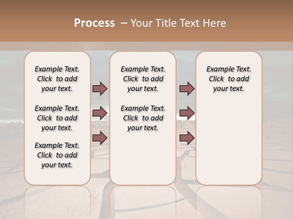 Wasteland Drain Environment PowerPoint Template