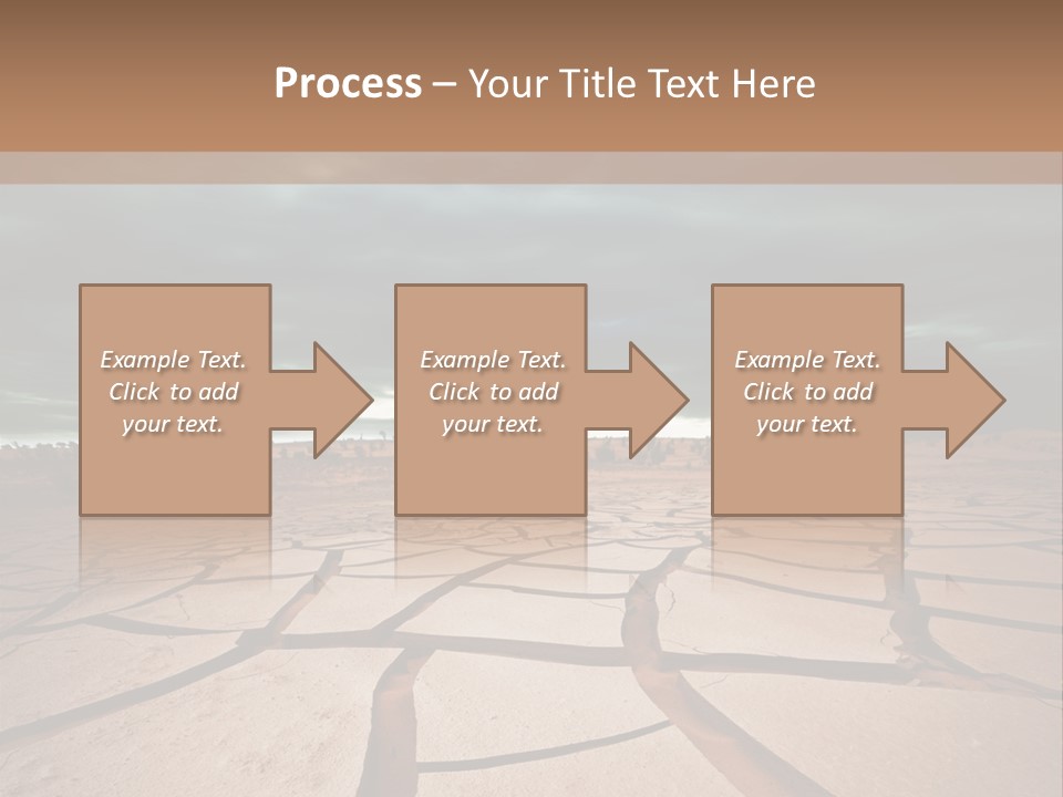 Wasteland Drain Environment PowerPoint Template