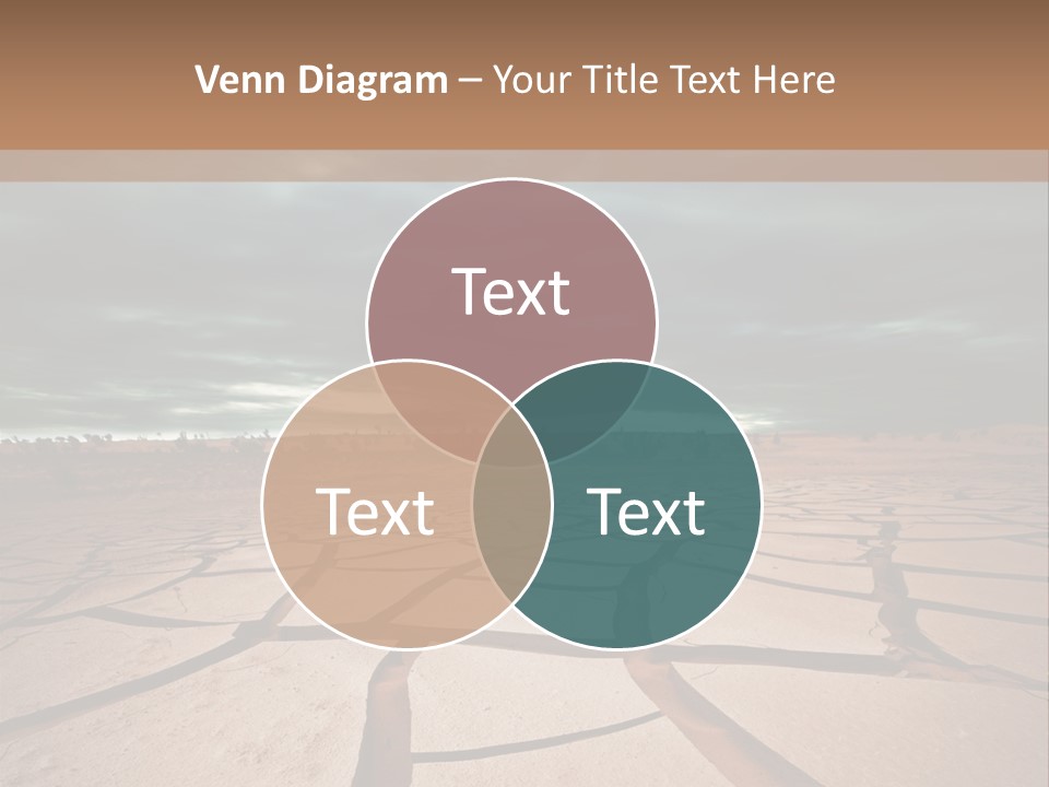 Wasteland Drain Environment PowerPoint Template
