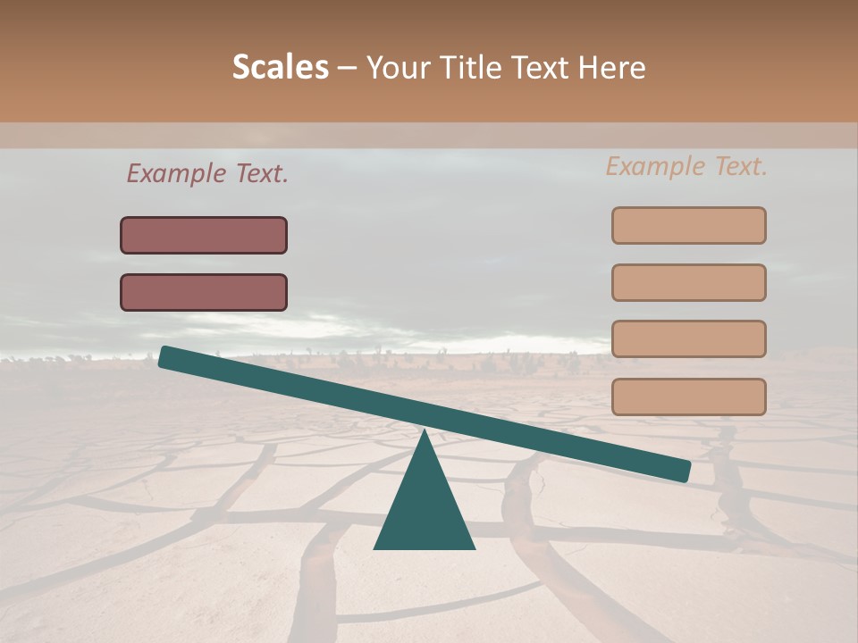 Wasteland Drain Environment PowerPoint Template
