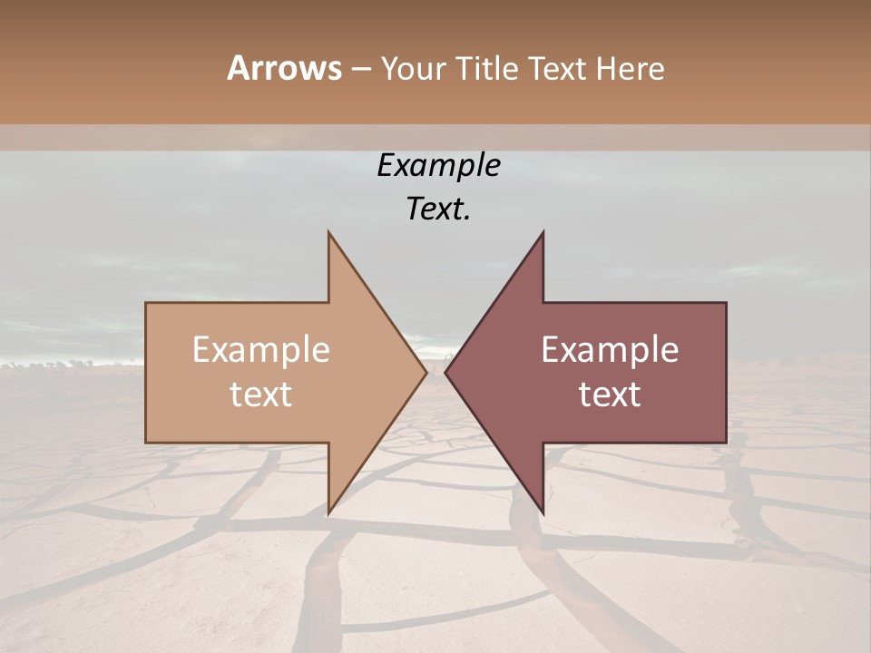 Wasteland Drain Environment PowerPoint Template
