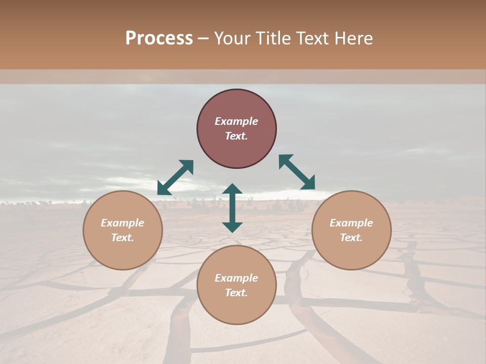 Wasteland Drain Environment PowerPoint Template