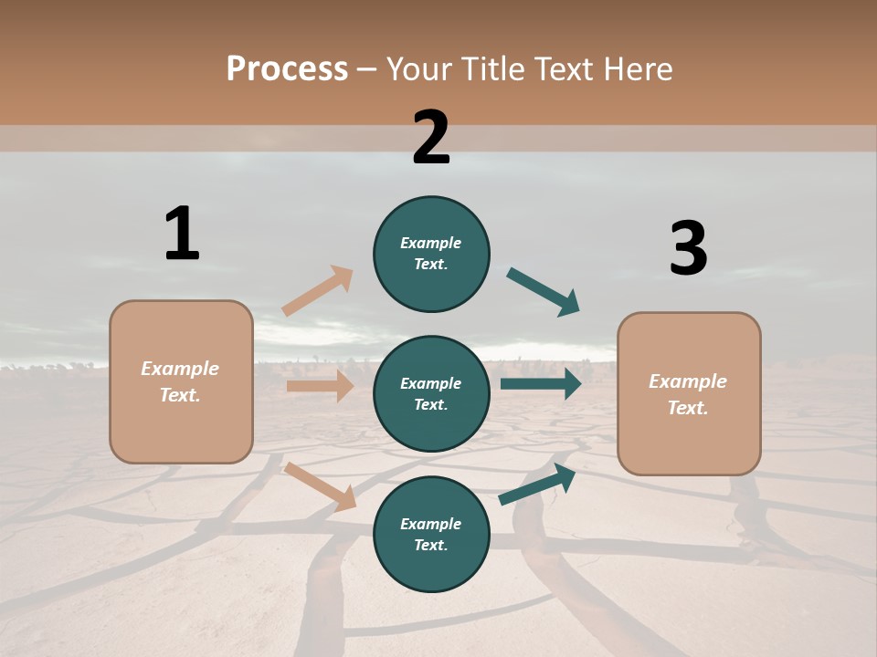 Wasteland Drain Environment PowerPoint Template