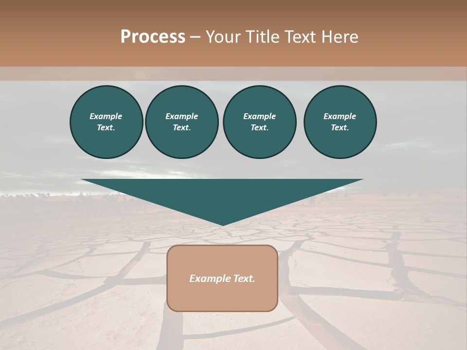 Wasteland Drain Environment PowerPoint Template