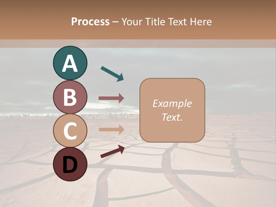 Wasteland Drain Environment PowerPoint Template