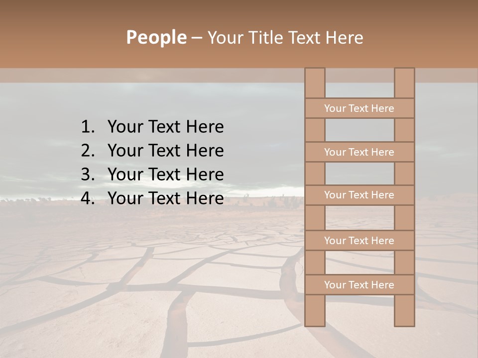 Wasteland Drain Environment PowerPoint Template