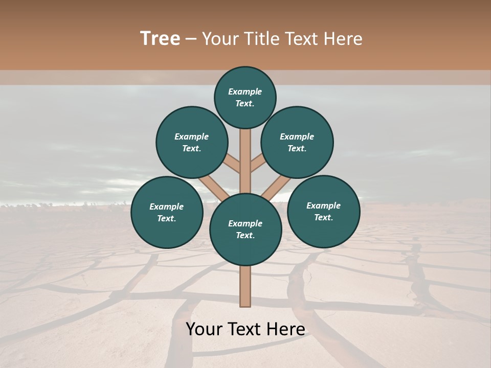 Wasteland Drain Environment PowerPoint Template