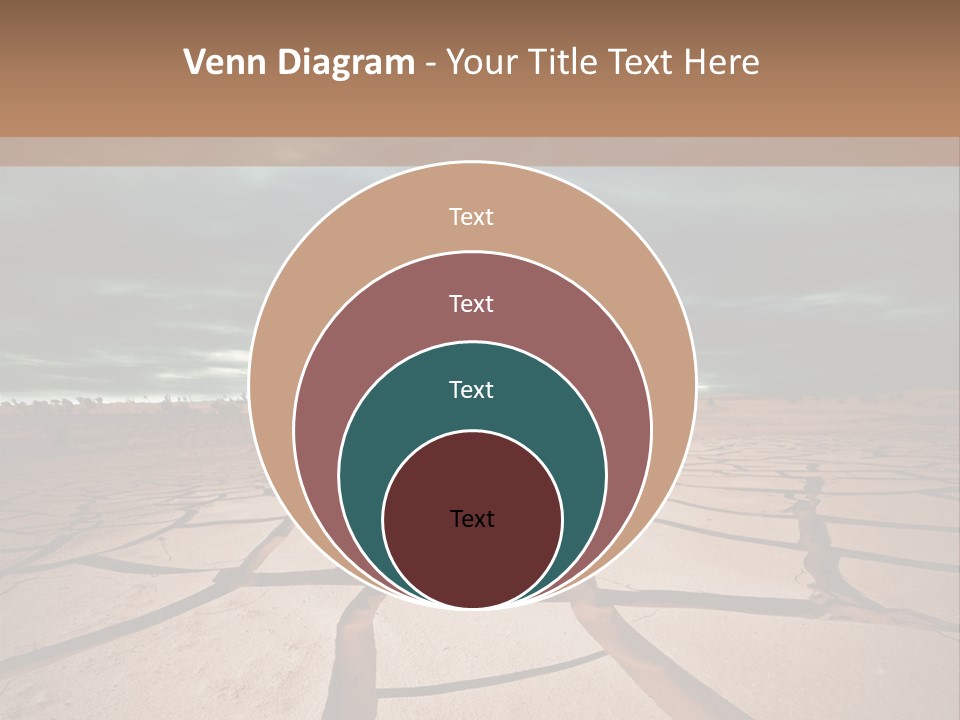 Wasteland Drain Environment PowerPoint Template