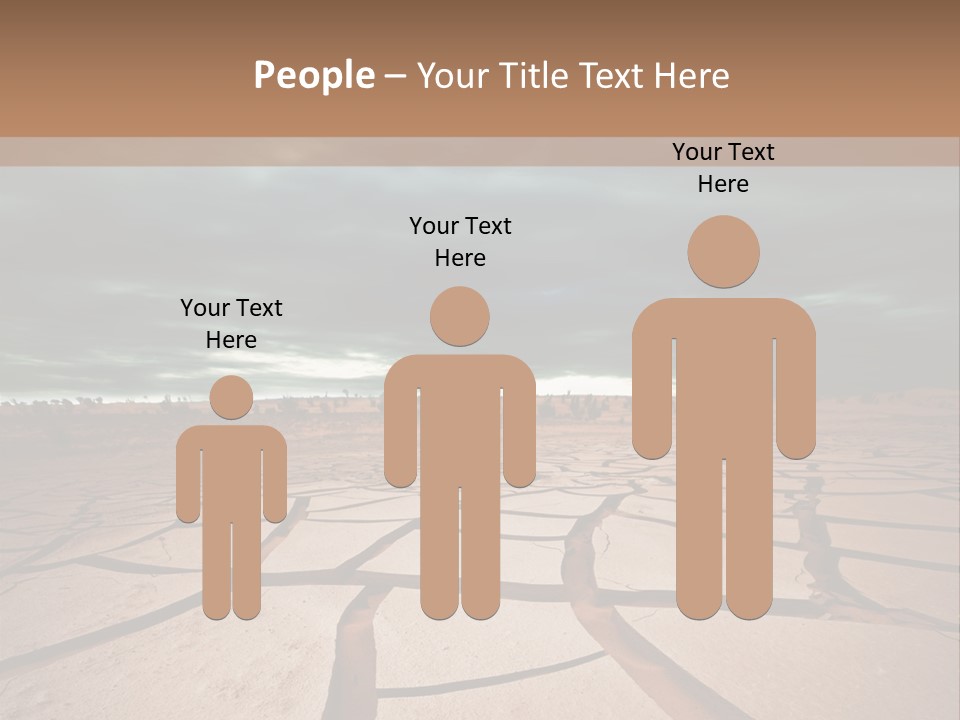 Wasteland Drain Environment PowerPoint Template