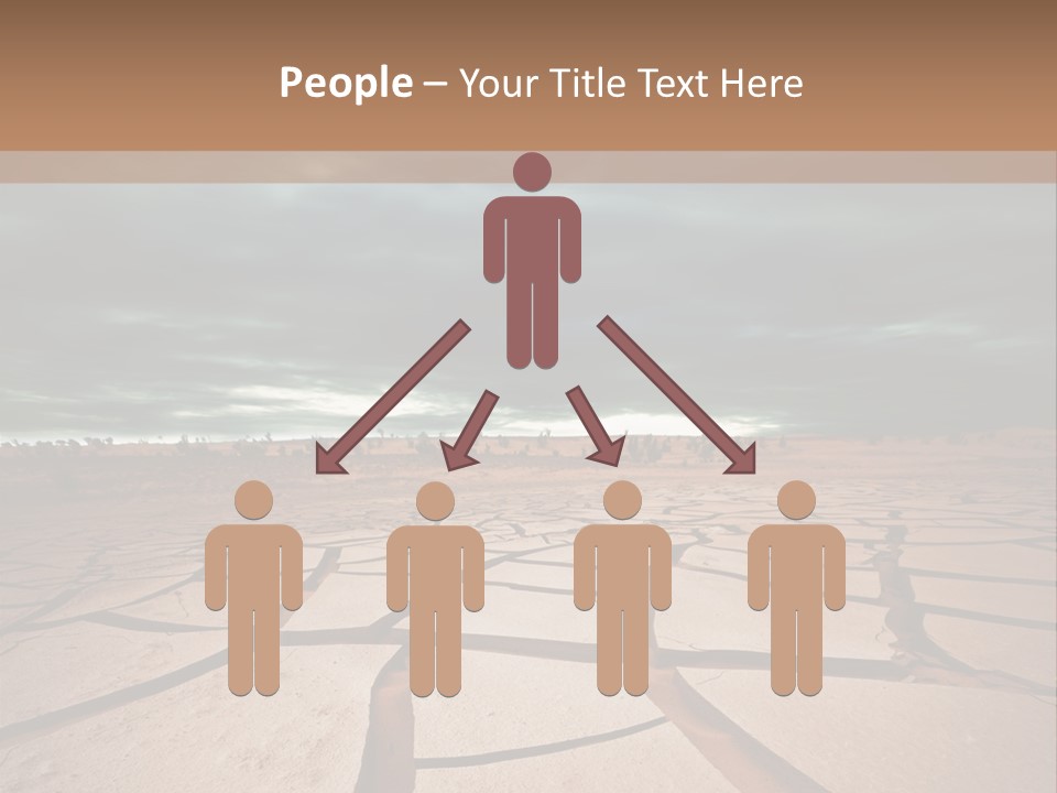 Wasteland Drain Environment PowerPoint Template