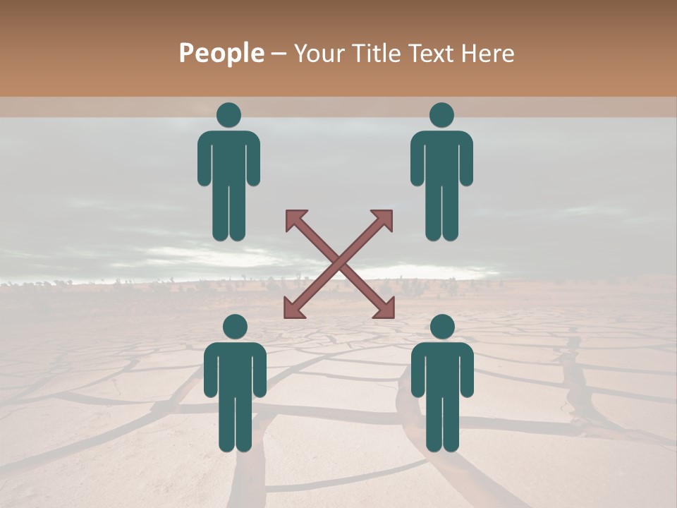 Wasteland Drain Environment PowerPoint Template