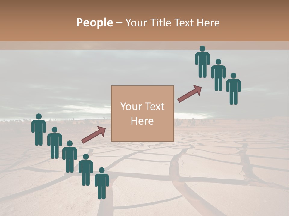Wasteland Drain Environment PowerPoint Template