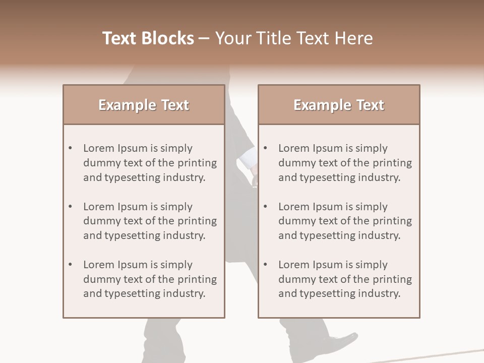 Suit Risk Ideas PowerPoint Template